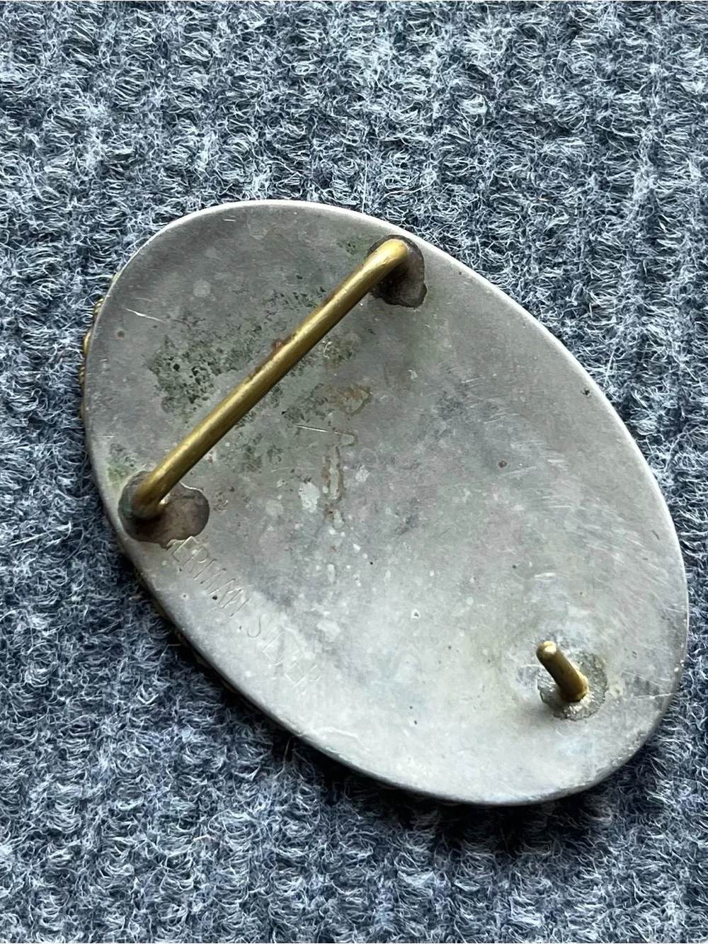 Vintage German Silver Belt Buckle